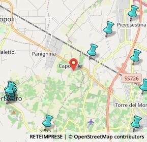 Mappa Via Cuneo, 47032 Bertinoro FC, Italia (3.56462)