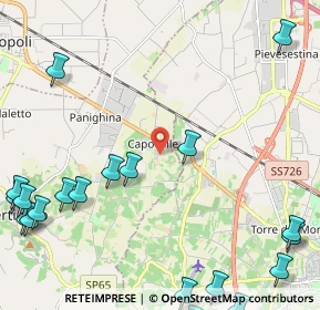 Mappa Via Cuneo, 47032 Bertinoro FC, Italia (3.4285)