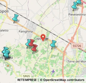 Mappa Via Cuneo, 47032 Bertinoro FC, Italia (3.0525)