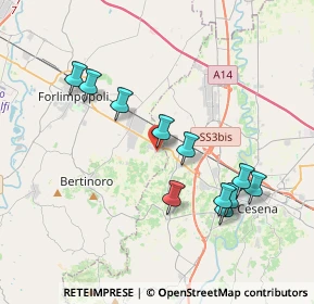 Mappa Via Cuneo, 47032 Bertinoro FC, Italia (3.76091)