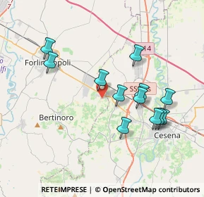 Mappa Via Cuneo, 47032 Bertinoro FC, Italia (3.67667)