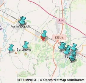Mappa Via Cuneo, 47032 Bertinoro FC, Italia (4.95667)
