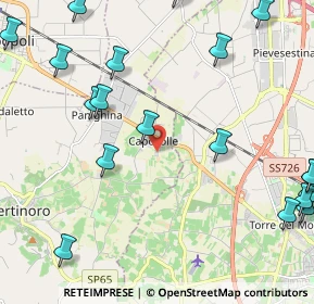 Mappa Via Vedreto, 47032 Bertinoro FC, Italia (3.1355)