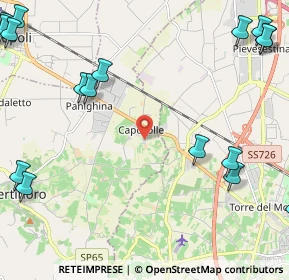 Mappa Via Vedreto, 47032 Bertinoro FC, Italia (3.629)