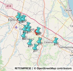 Mappa Via Vedreto, 47032 Bertinoro FC, Italia (6.35083)