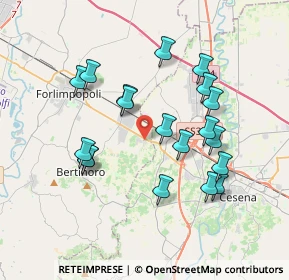 Mappa Via Vedreto, 47032 Capocolle FC, Italia (3.56579)