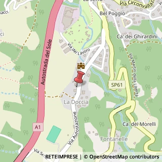 Mappa Via Autostazione, 22, 40048 Pian del Voglio BO, Italia, 40048 San Benedetto Val di Sambro, Bologna (Emilia Romagna)