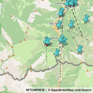Mappa Via Rocca dell'Abisso, 12015 Limone Piemonte CN, Italia (3.0745)