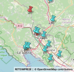 Mappa Via Radio, 19020 Bolano SP, Italia (7.85538)