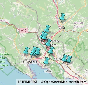 Mappa Via Radio, 19020 Bolano SP, Italia (5.86733)