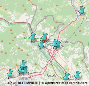 Mappa Via Radio, 19020 Bolano SP, Italia (5.39385)