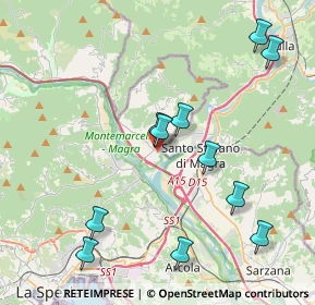 Mappa Via Radio, 19020 Bolano SP, Italia (4.44909)