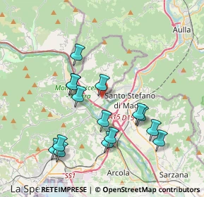 Mappa Via Radio, 19020 Bolano SP, Italia (3.85867)
