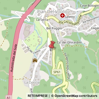 Mappa Via Autostazione, 7, 40048 San Benedetto Val di Sambro, Bologna (Emilia Romagna)