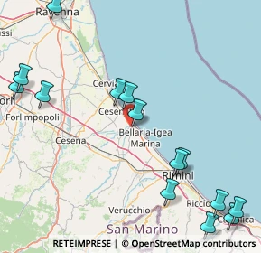 Mappa Strada Provinciale, 47043 Cesenatico FC, Italia (22.14643)