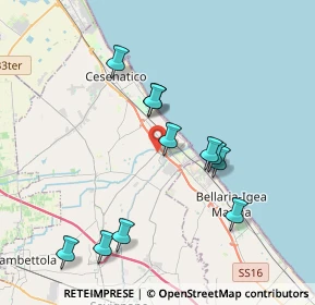 Mappa Strada Provinciale, 47043 Cesenatico FC, Italia (3.79364)