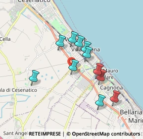 Mappa Strada Provinciale, 47043 Cesenatico FC, Italia (1.54273)