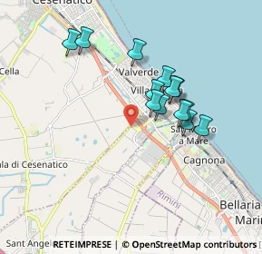 Mappa Strada Provinciale, 47043 Cesenatico FC, Italia (1.54231)