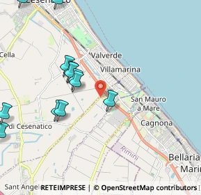 Mappa Strada Provinciale, 47043 Cesenatico FC, Italia (2.37083)