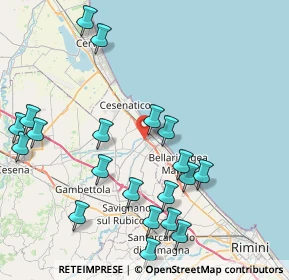 Mappa Strada Provinciale, 47043 Cesenatico FC, Italia (9.606)