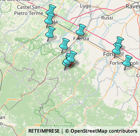 Mappa Via S. Casciano, 47015 Modigliana FC, Italia (15.31)