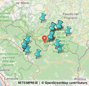 Mappa Via Lago Santo, 41027 Pievepelago MO, Italia (11.1255)