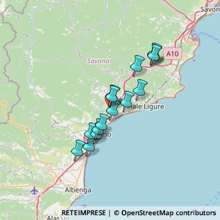 Mappa Via Corte, 17027 Pietra Ligure SV, Italia (5.70333)