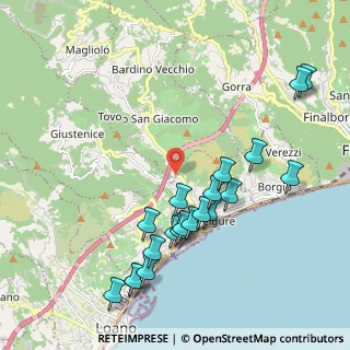 Mappa Via Corte, 17027 Pietra Ligure SV, Italia (2.241)