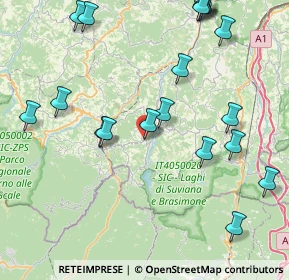 Mappa Via Guglielmo Marconi, 40030 Castel di Casio BO, Italia (10.4525)