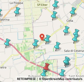 Mappa Via delle Rose, 47042 Bagnarola FC, Italia (2.87059)