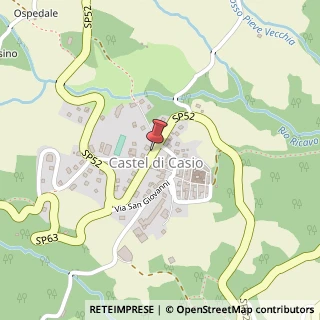Mappa Piazza Garibaldi, 1, 40030 Castel di Casio, Bologna (Emilia Romagna)