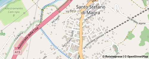 Mappa Santo Stefano di Magra
