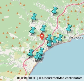 Mappa Via Trogeo, 17027 Fornaci SV, Italia (3.32067)