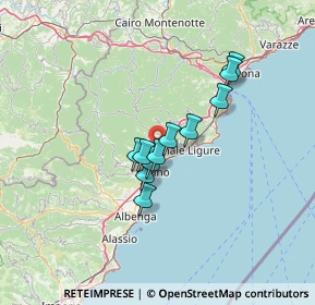 Mappa Via Trogeo, 17027 Fornaci SV, Italia (9.40545)