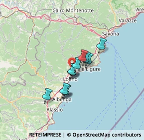 Mappa Via Trogeo, 17027 Fornaci SV, Italia (8.5775)