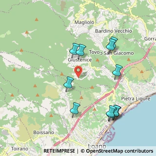 Mappa Via Valsorda, 17027 Giustenice SV, Italia (2.20545)