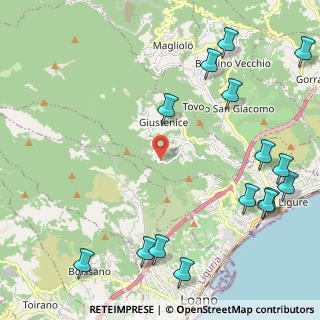 Mappa Via Valsorda, 17027 Giustenice SV, Italia (3.06067)