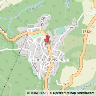 Mappa Piazza Montanari Don Alfonso, 1, 40042 Lizzano in Belvedere, Bologna (Emilia Romagna)