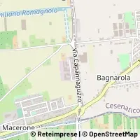 地図 Cesena