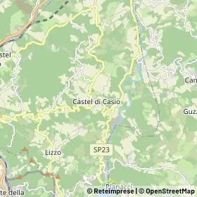 Mappa Castel di Casio
