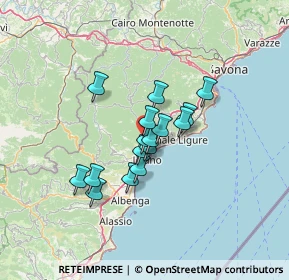 Mappa 17027 Giustenice SV, Italia (9.37688)