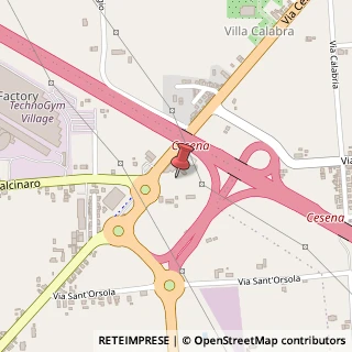 Mappa Piazzale dell'Autostrada, 36, 47521 Cesena, Forlì-Cesena (Emilia Romagna)