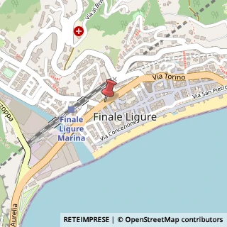 Mappa Via Ferrante Aporti, 24, 17010 Finale Ligure, Savona (Liguria)