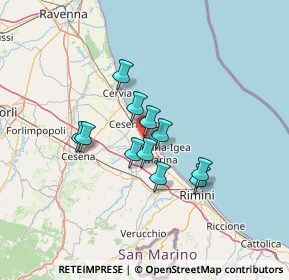 Mappa SS 16 Adriatica, 47042 Villamarina FC (9.86)
