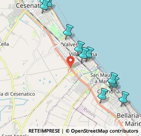 Mappa SS 16 Adriatica, 47042 Villamarina FC (2.36)