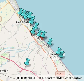 Mappa Via Giacomo Matteotti, 47043 Cesenatico FC, Italia (3.5775)