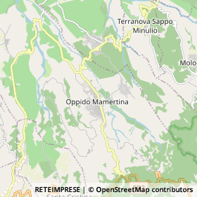 Mappa Oppido Mamertina