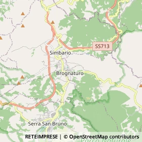 Mappa Brognaturo
