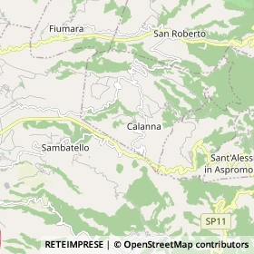 Mappa Calanna