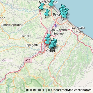 Mappa Via Fratelli Palizzi, 66100 Chieti CH, Italia (8.16938)